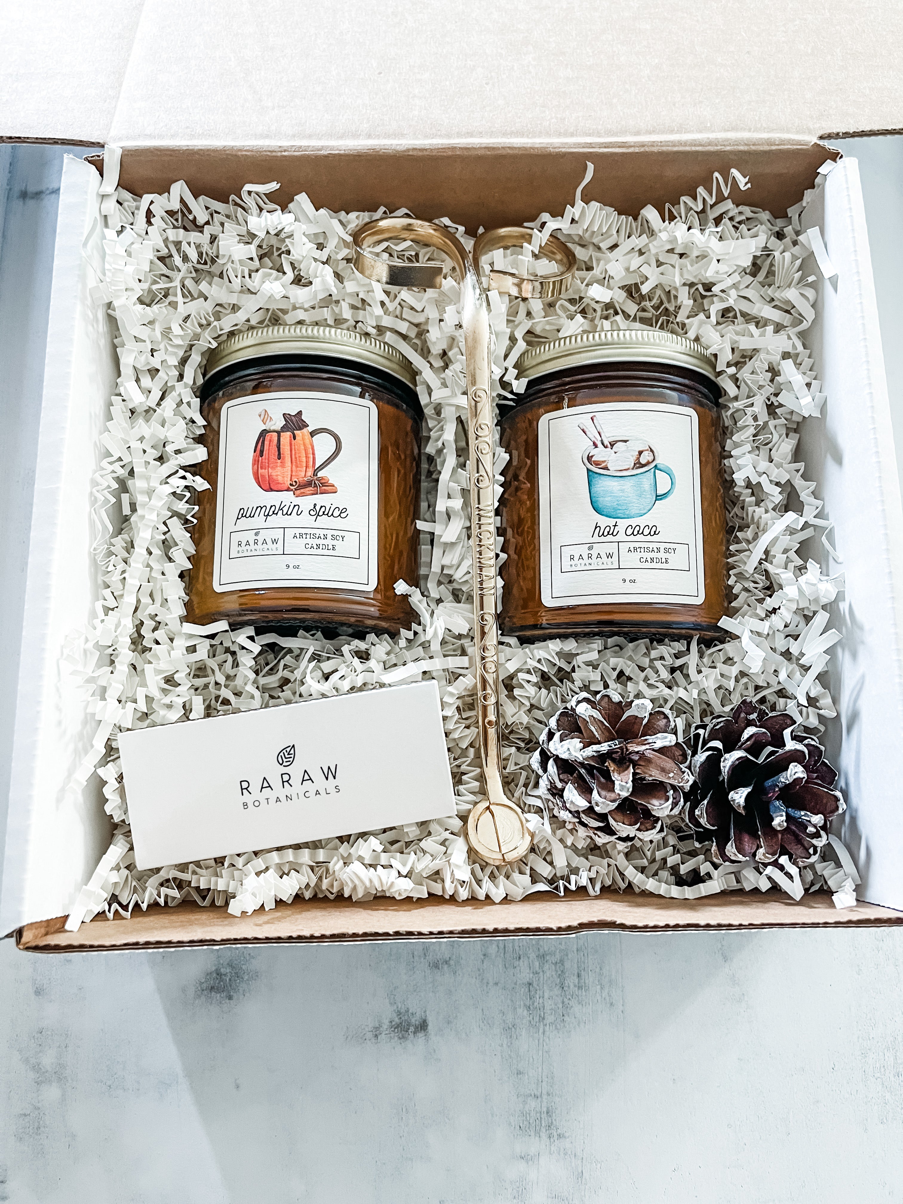 Soy Candles Gift Set – RaRaw Botanicals